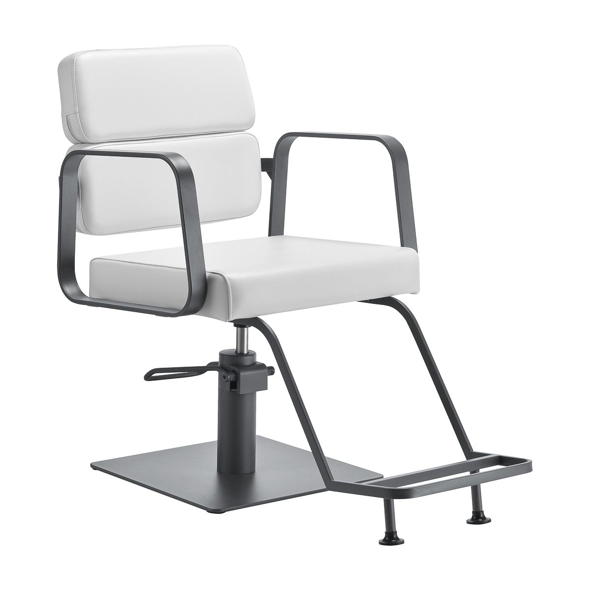 Gabbiano hairdressing chair Porto gray white