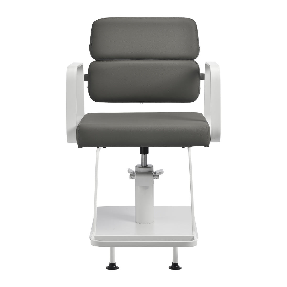 Gabbiano hairdressing chair Porto white gray