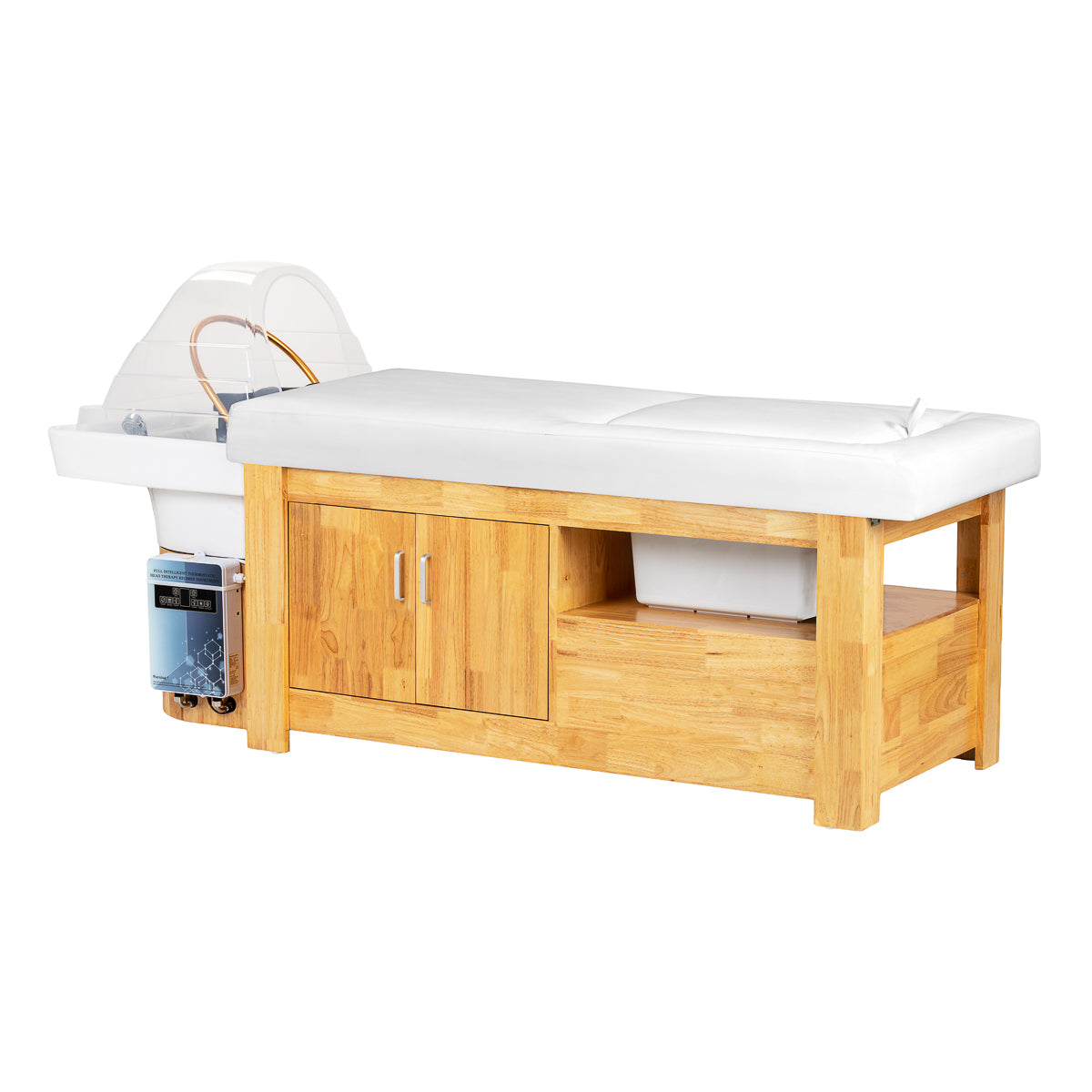 Gabbiano Head Spa Bali hair washing bed white