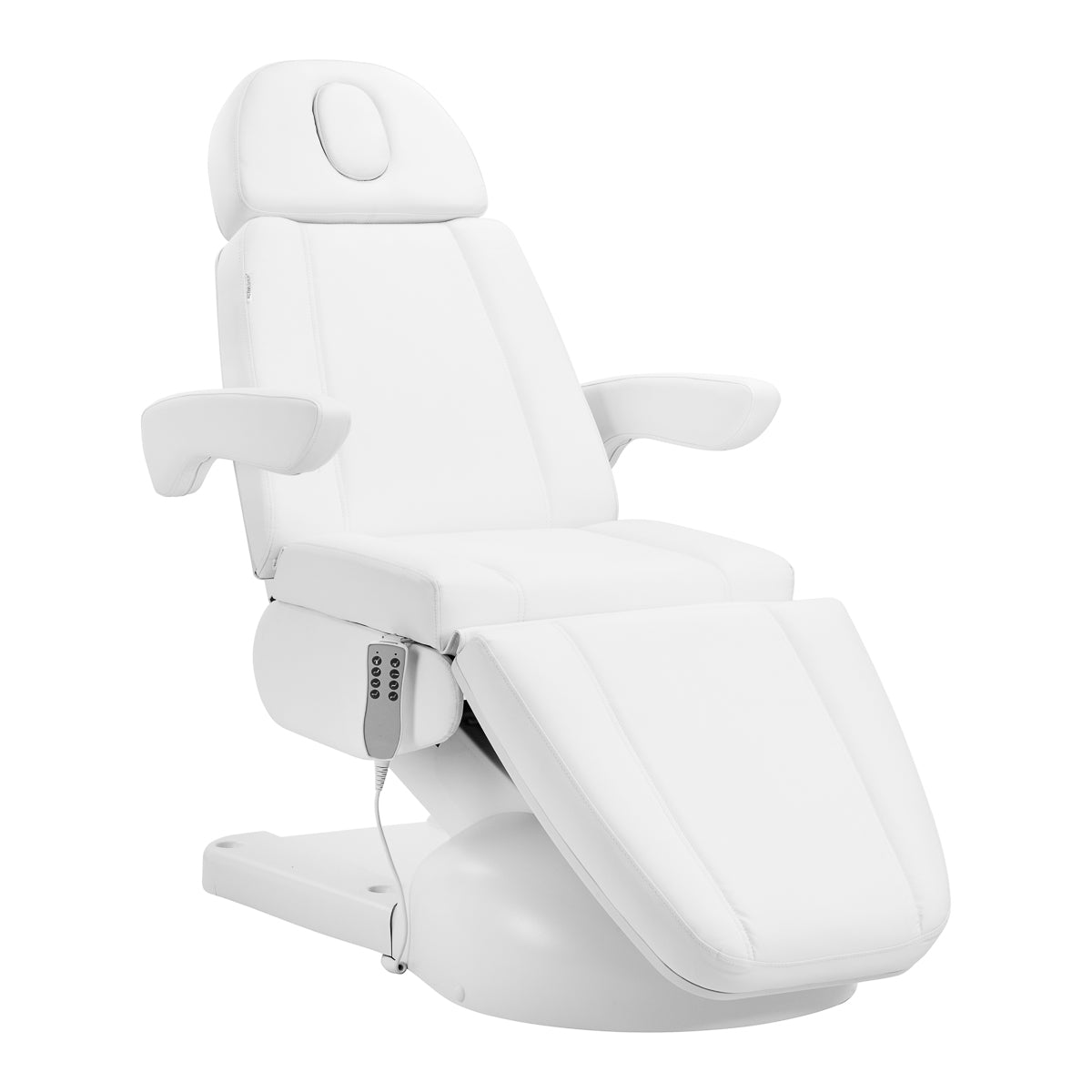 Azzurro Lux 4m white cosmetic chair with cradle