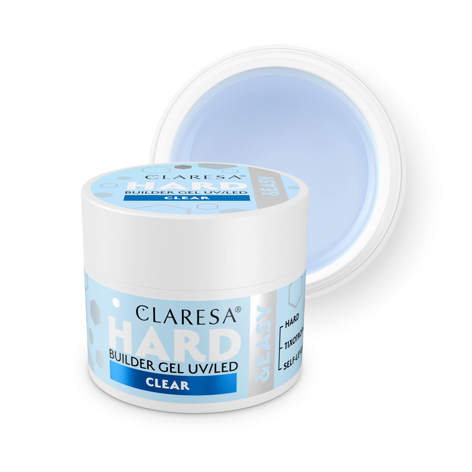 CLARESA HARD&EASY BUILDER GEL CLEAR 45g