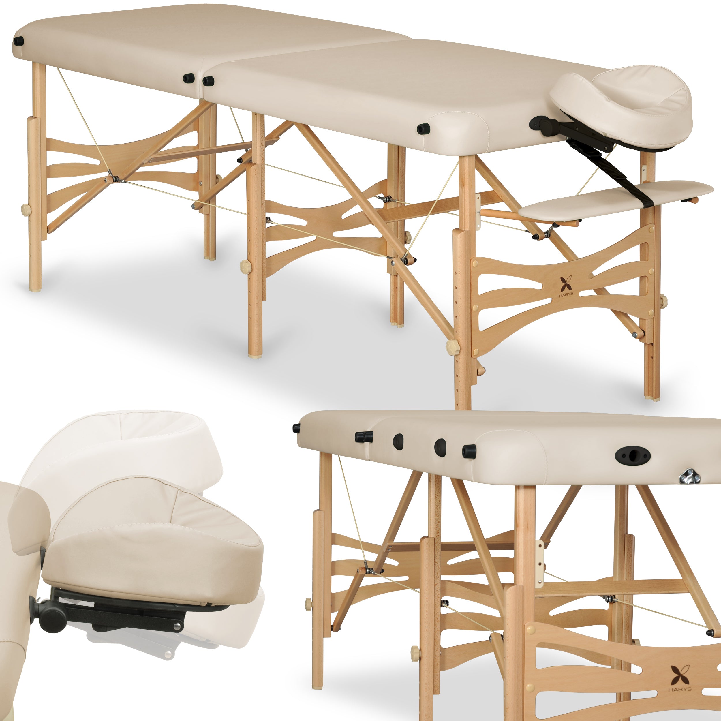 Massage Table Alba 70 Vinyl Flex K033 Beige