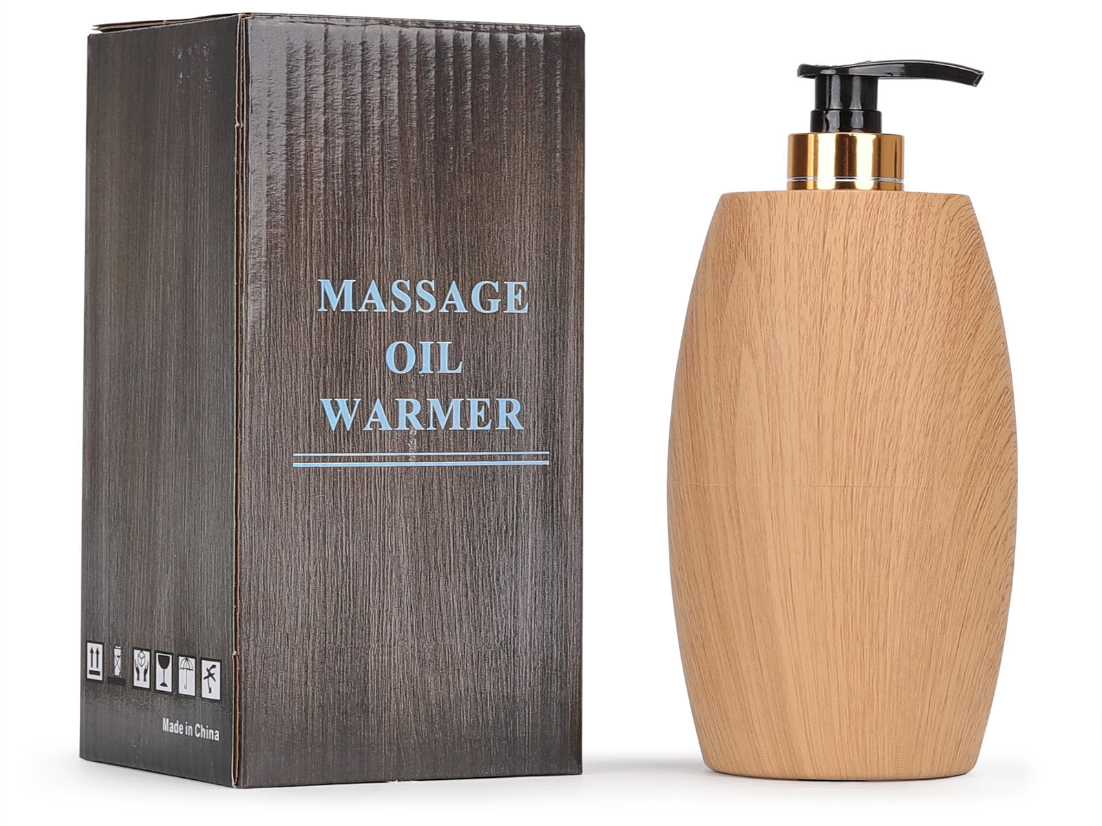 Oil heater, PE bottle 300ml, light brown