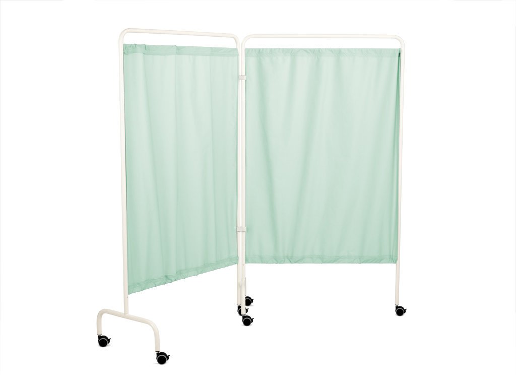 Standard White Modular Screen Curtain Green