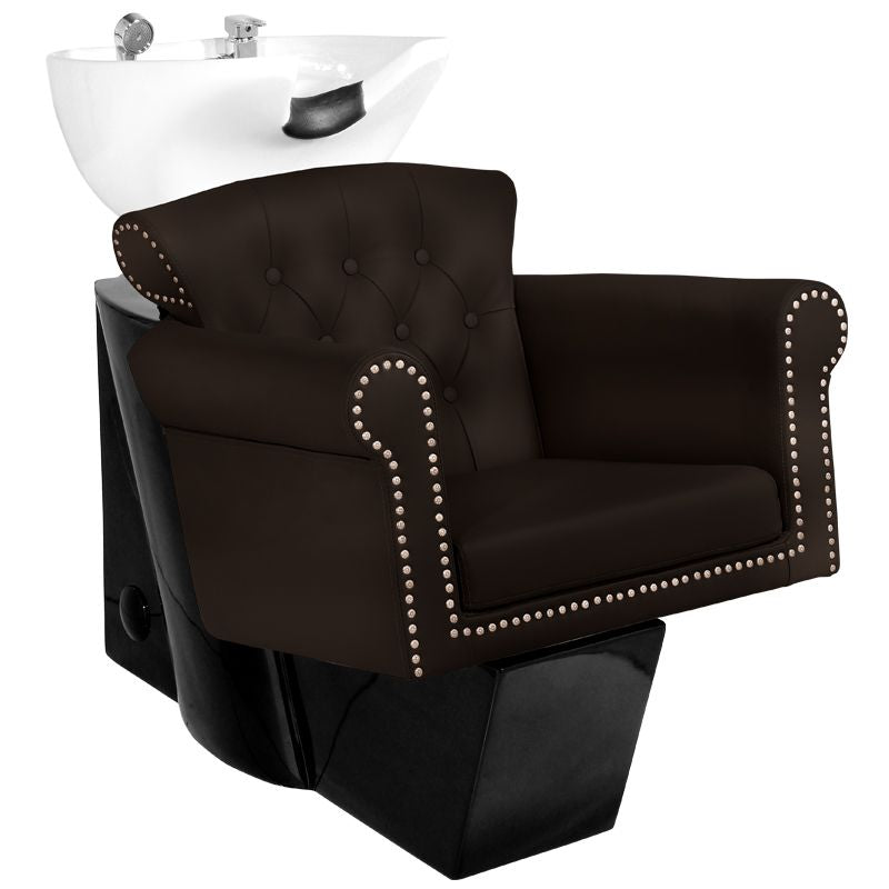 Gabbiano barber wash unit Berlin brown