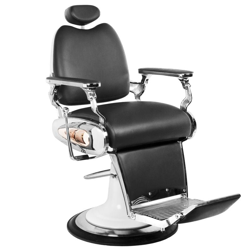 Gabbiano black moto style barber chair
