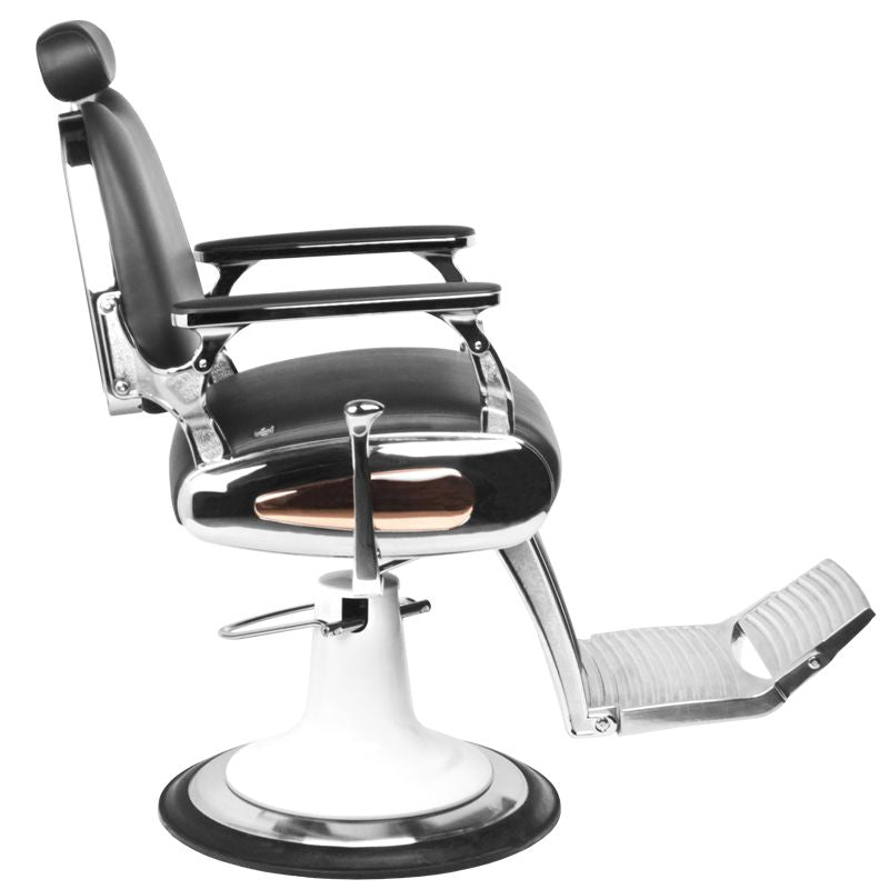 Gabbiano black moto style barber chair