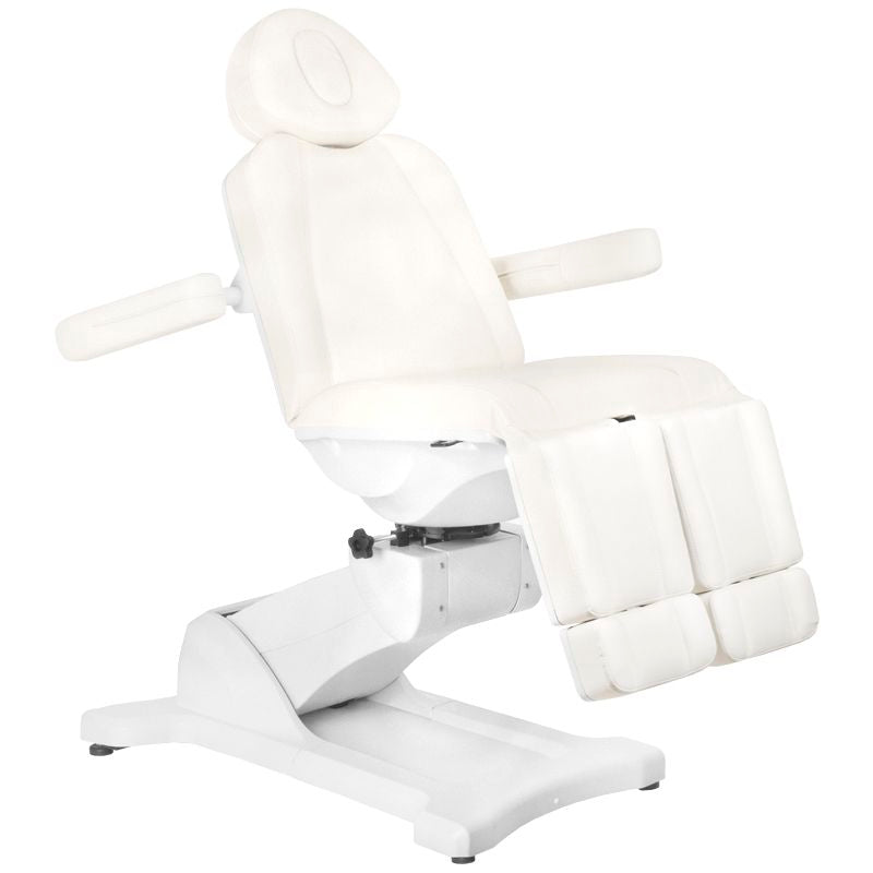 Electric cosmetic chair azzurro 869as pedi 5 motor rotary white