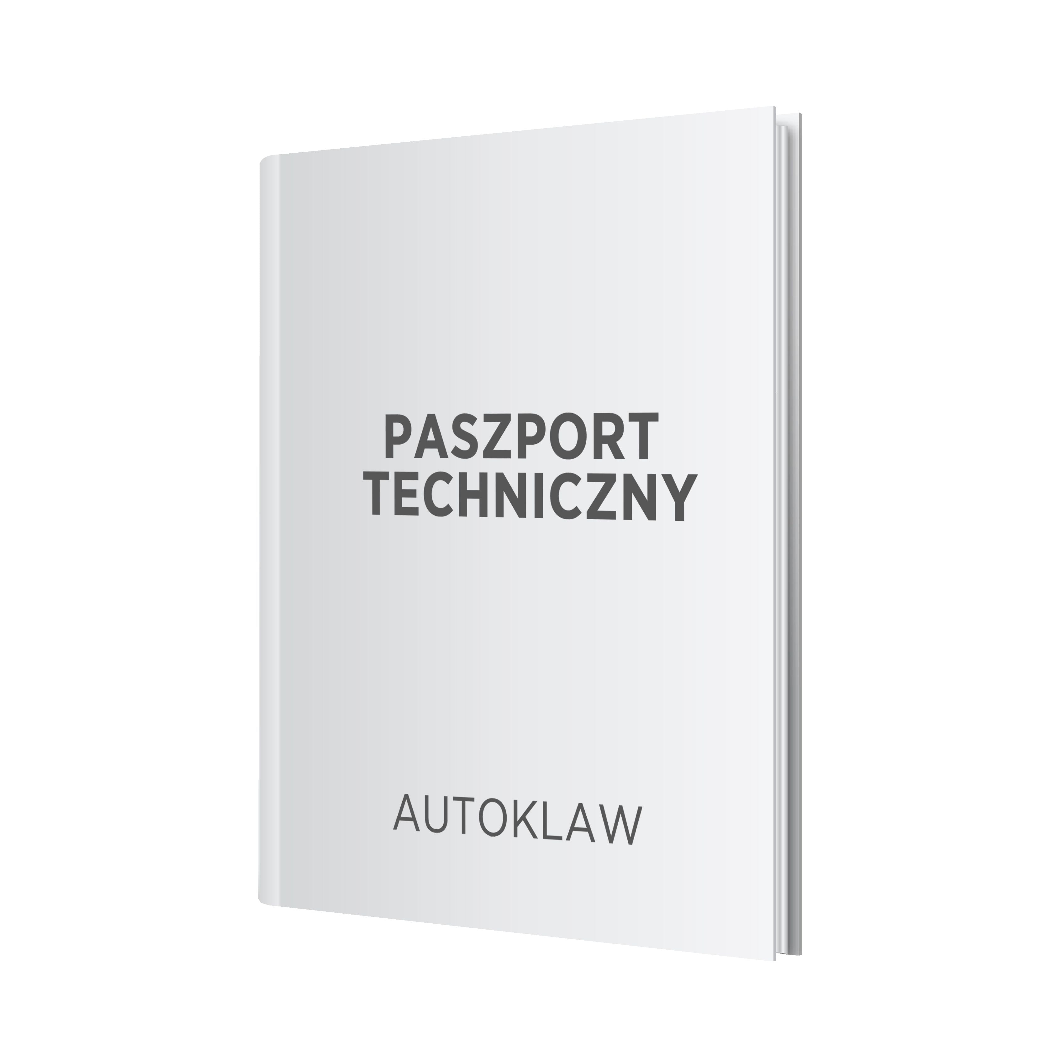 Technical passport for the autoclave