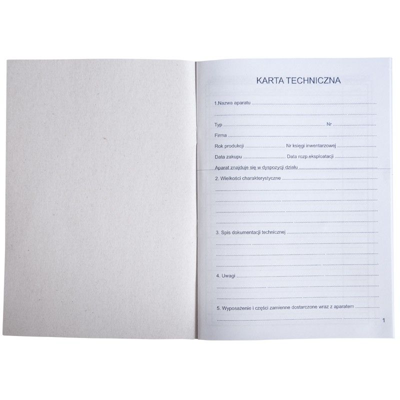 Technical passport for the autoclave