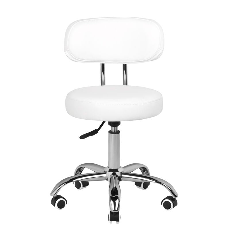 Cosmetic stool for pedicure a-007 white
