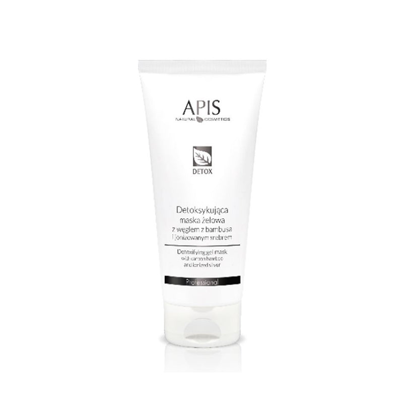 Apis detoxifying gel mask with bamboo charcoal and ionized silver 200ml
