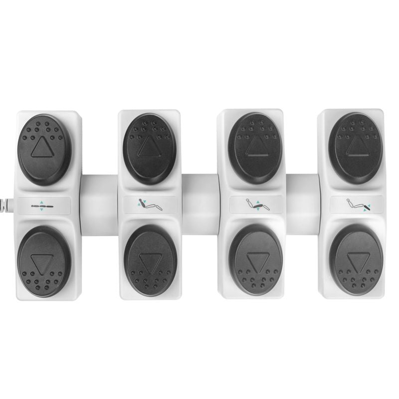 Foot drive for azzurro seat 4 motors