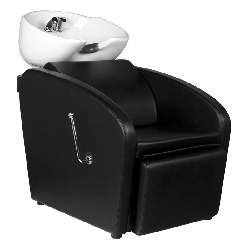 Gabbiano black Bergen hair wash unit