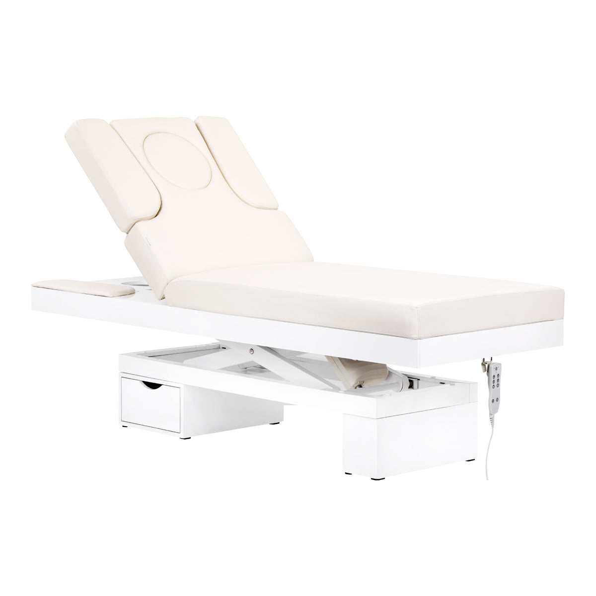 Spa cosmetic bed azzurro 815b glowing white heated