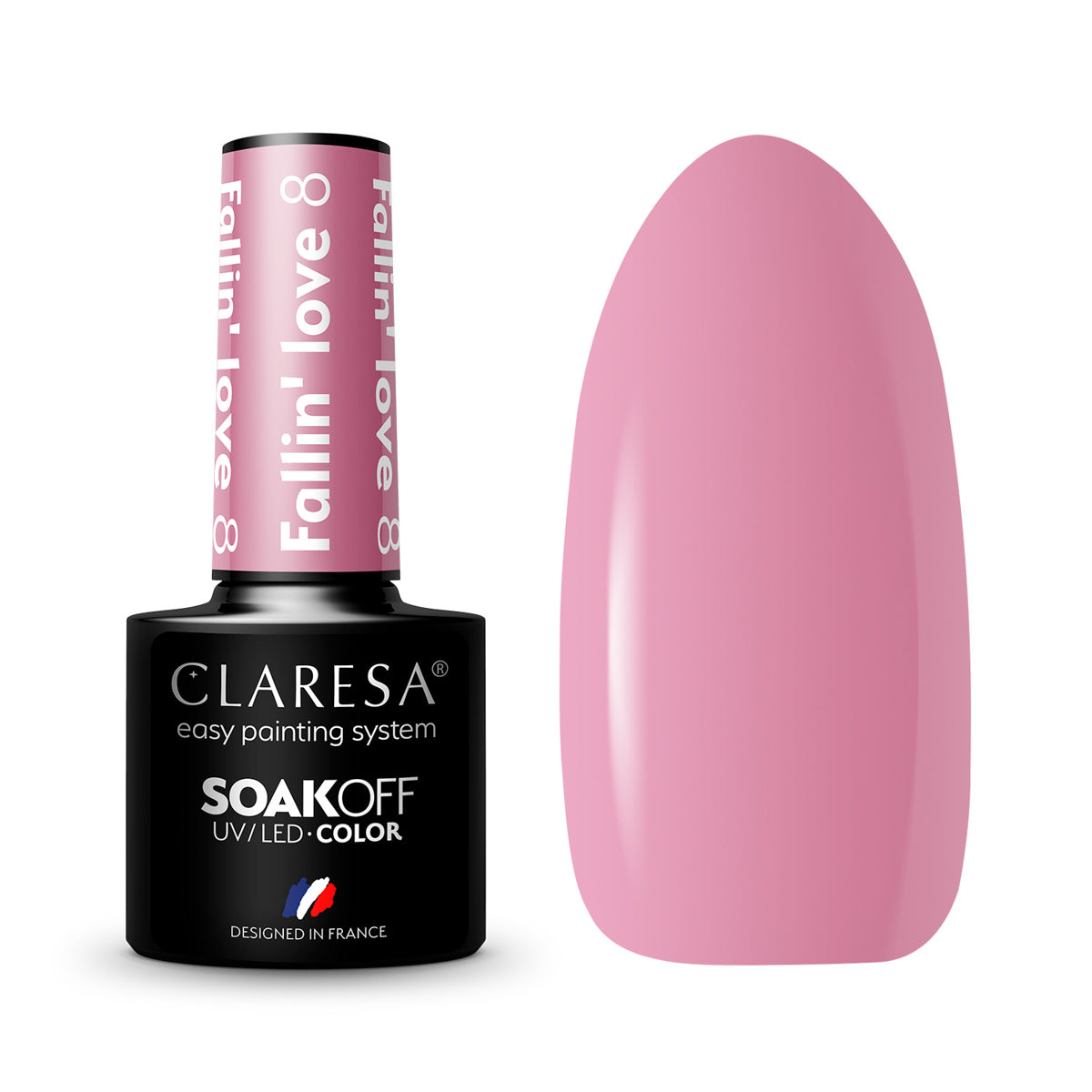 CLARESA Hybrid nail polish FALLIN "LOVE 8 -5g