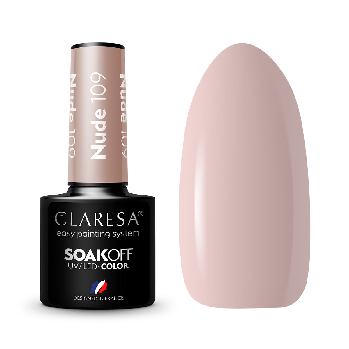 CLARESA Hybrid nail polish NUDE 109 -5g