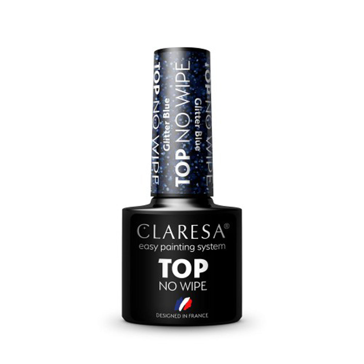 CLARESA TOP NO WIPE 5G GLITTER BLUE