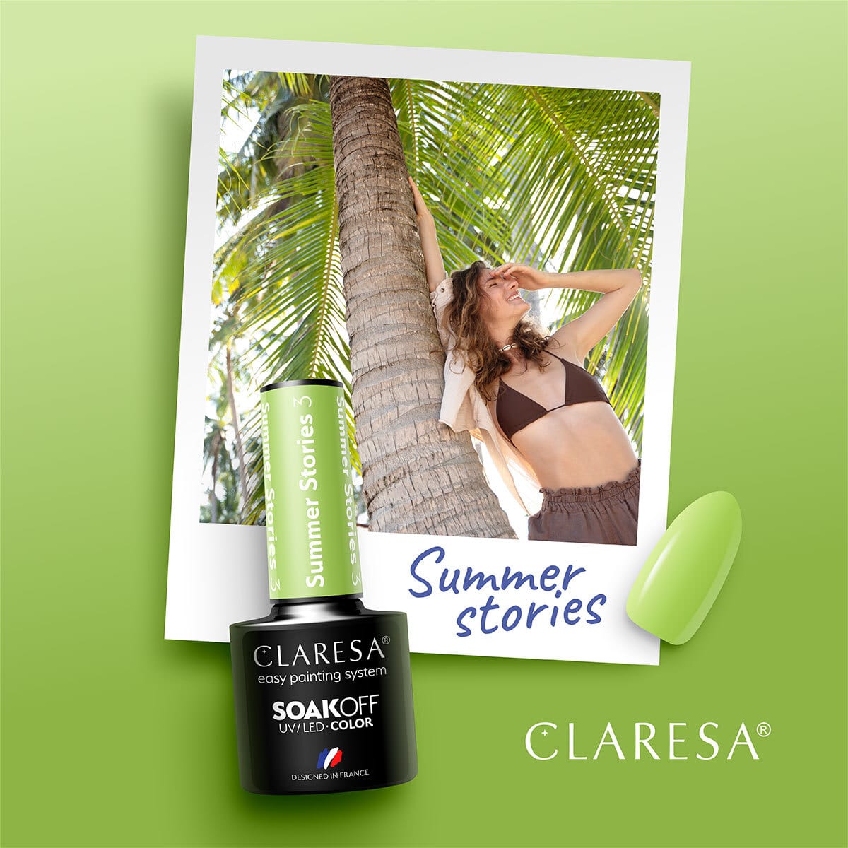 CLARESA hybrid varnish SUMMER STORIES 3 -5g