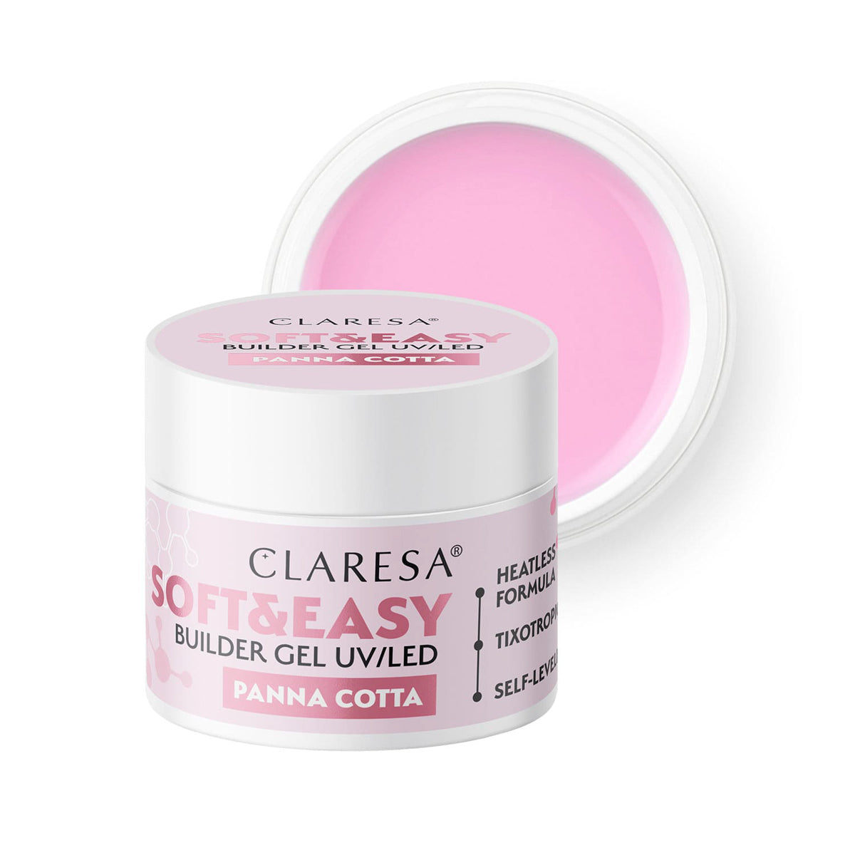Claresa Soft&Easy gel builder panna cotta 45g